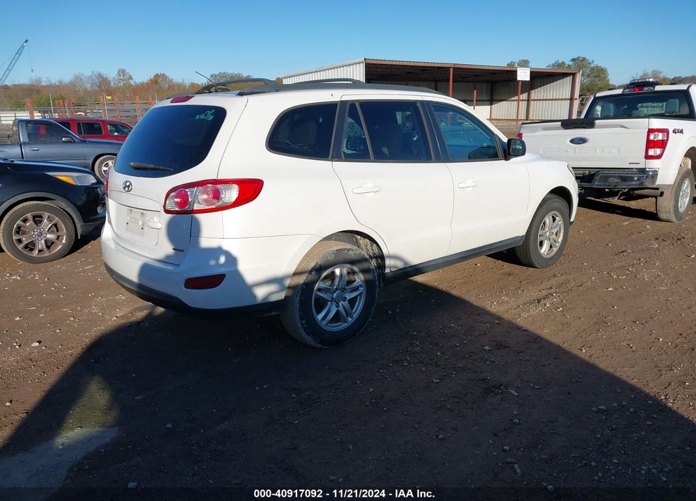 2012 HYUNDAI SANTA FE GLS VIN: 5XYZGDAB7CG154116