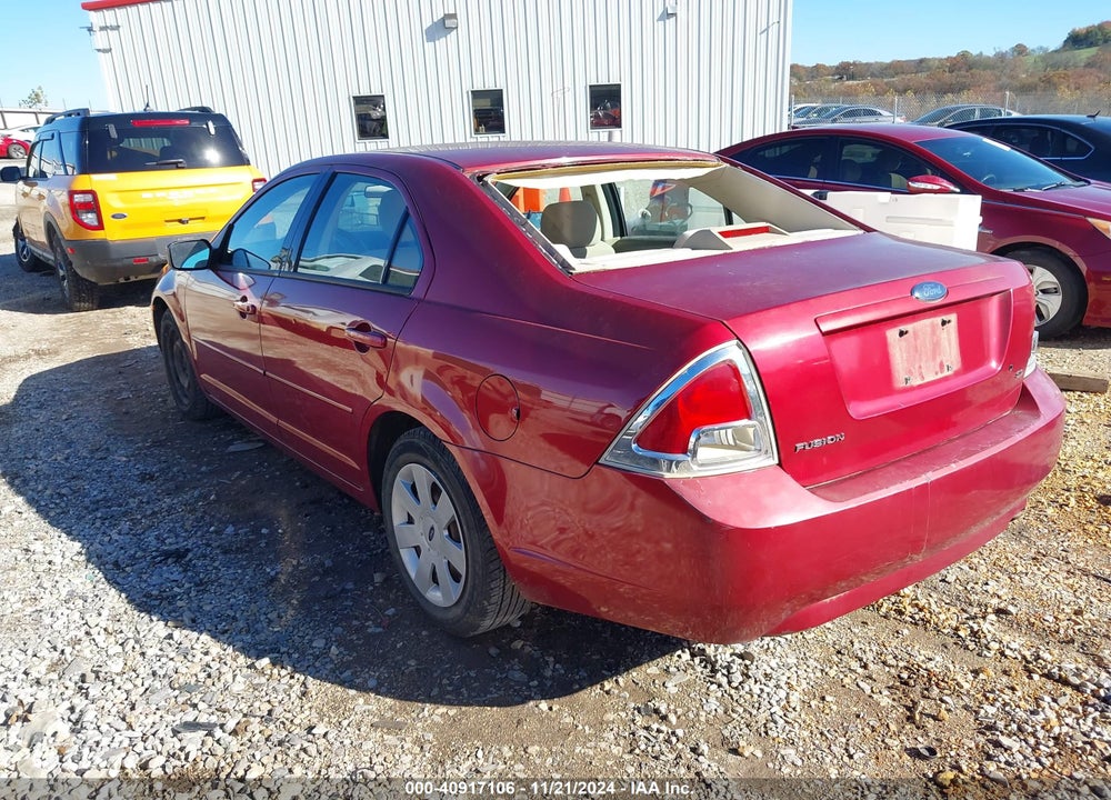 2006 FORD FUSION SE VIN: 3FAFP07ZX6R179947