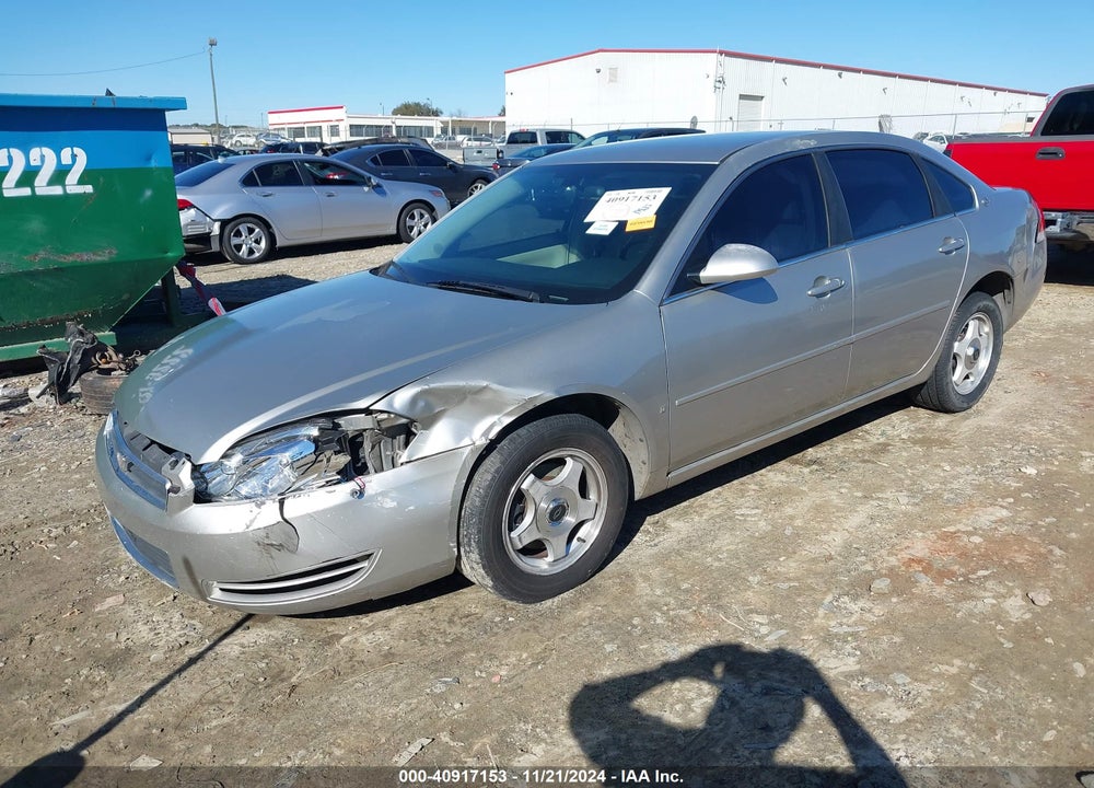 2007 CHEVROLET IMPALA LS VIN: 2G1WB58KX79401264