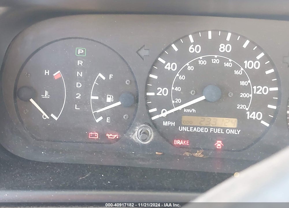 1998 TOYOTA CAMRY LE VIN: JT2BG22K4W0197450