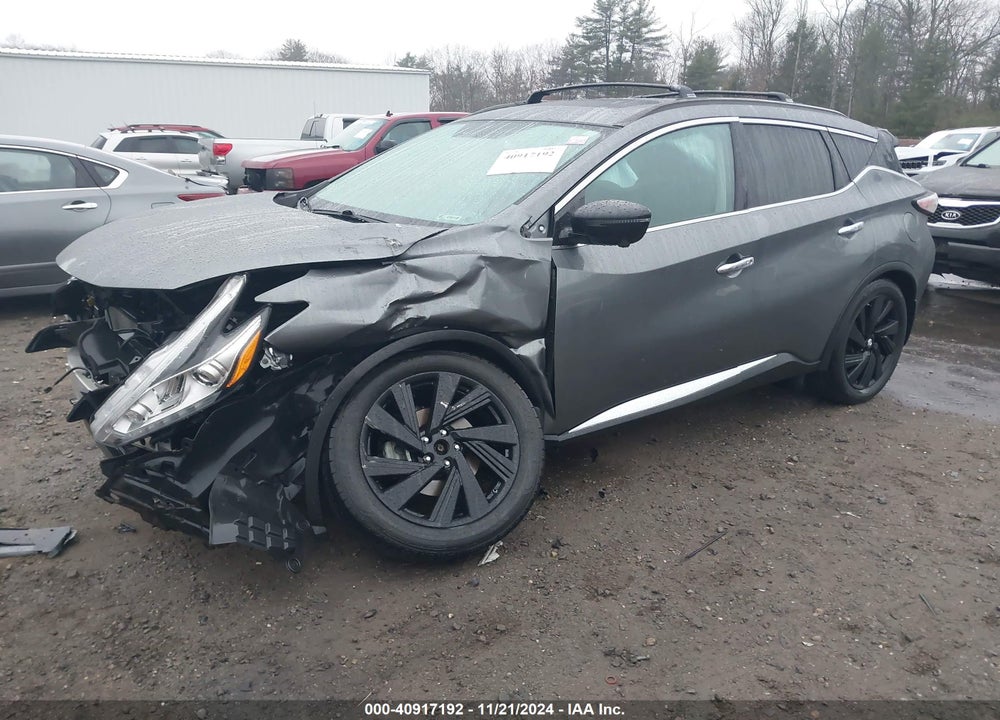 2017 NISSAN MURANO PLATINUM VIN: 5N1AZ2MH6HN183419