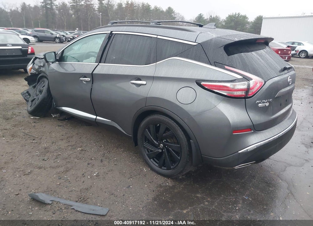 2017 NISSAN MURANO PLATINUM VIN: 5N1AZ2MH6HN183419