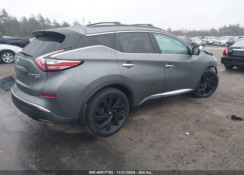 2017 NISSAN MURANO PLATINUM VIN: 5N1AZ2MH6HN183419