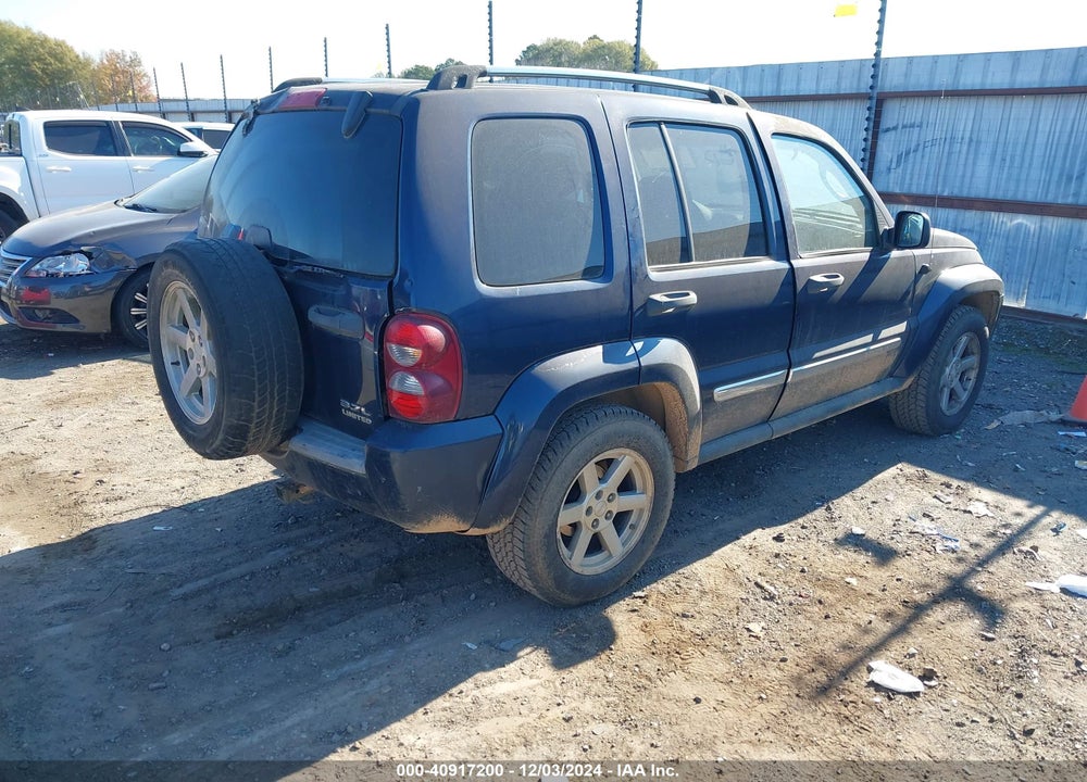 2006 JEEP LIBERTY LIMITED EDITION VIN: 1J4GL58K26W165590