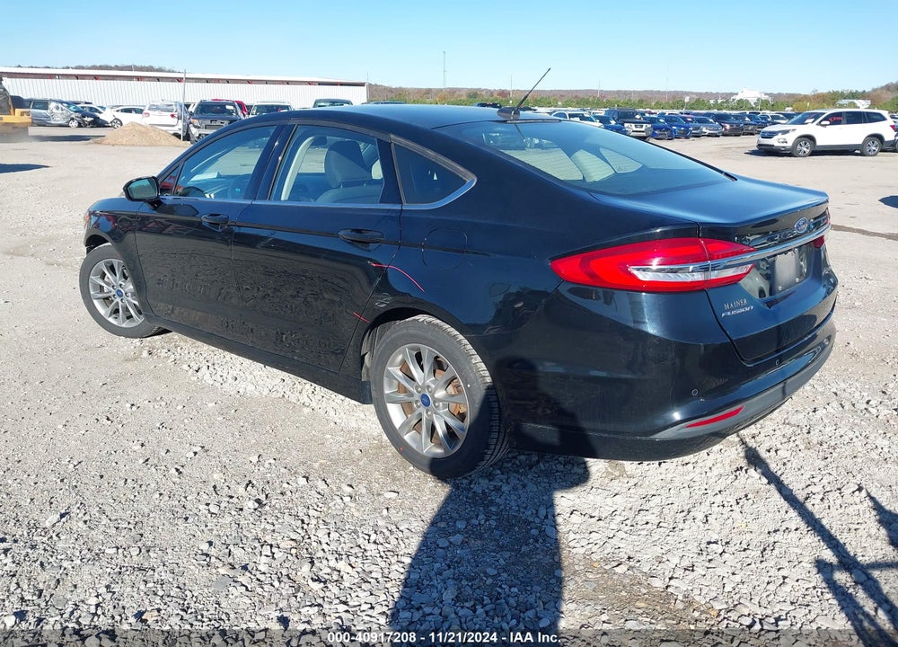 2017 FORD FUSION SE VIN: 3FA6P0H70HR358837