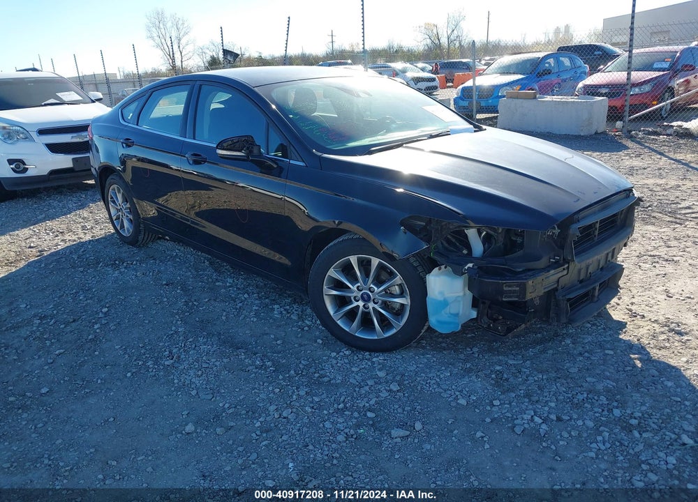 2017 FORD FUSION SE VIN: 3FA6P0H70HR358837