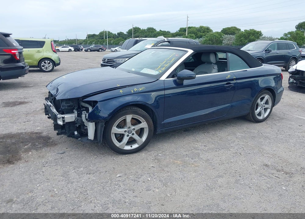 2019 AUDI A3 40 PREMIUM VIN: WAU6ULFF6K1030920