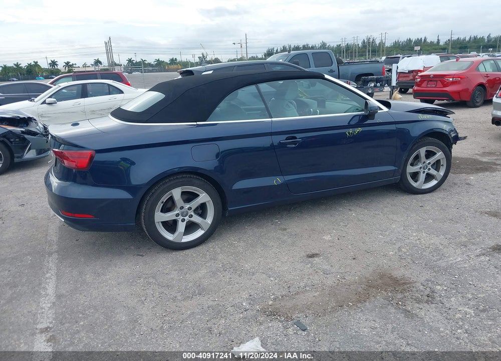 2019 AUDI A3 40 PREMIUM VIN: WAU6ULFF6K1030920
