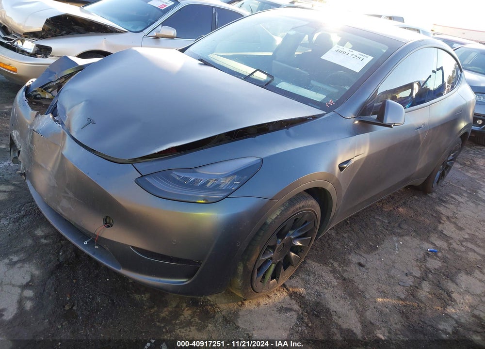 2021 TESLA MODEL Y LONG RANGE DUAL MOTOR ALL-WHEEL DRIVE VIN: 5YJYGDEE8MF198490