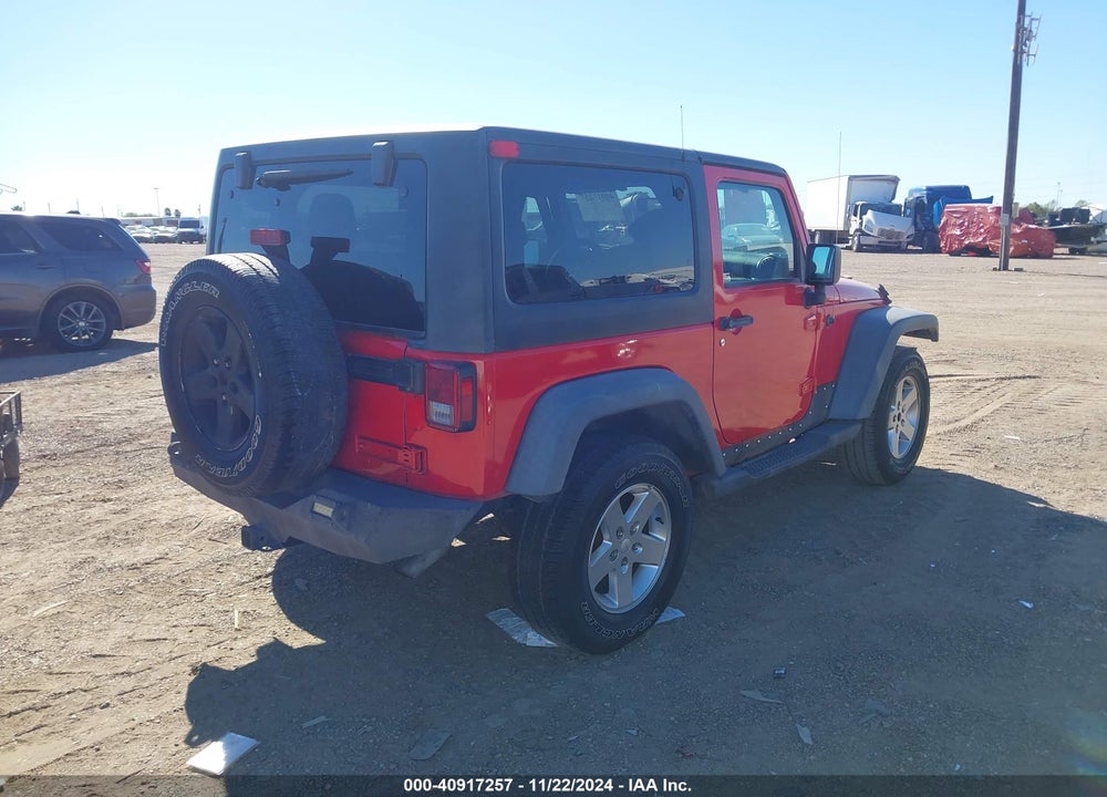 2015 JEEP WRANGLER SPORT VIN: 1C4AJWAG9FL741853