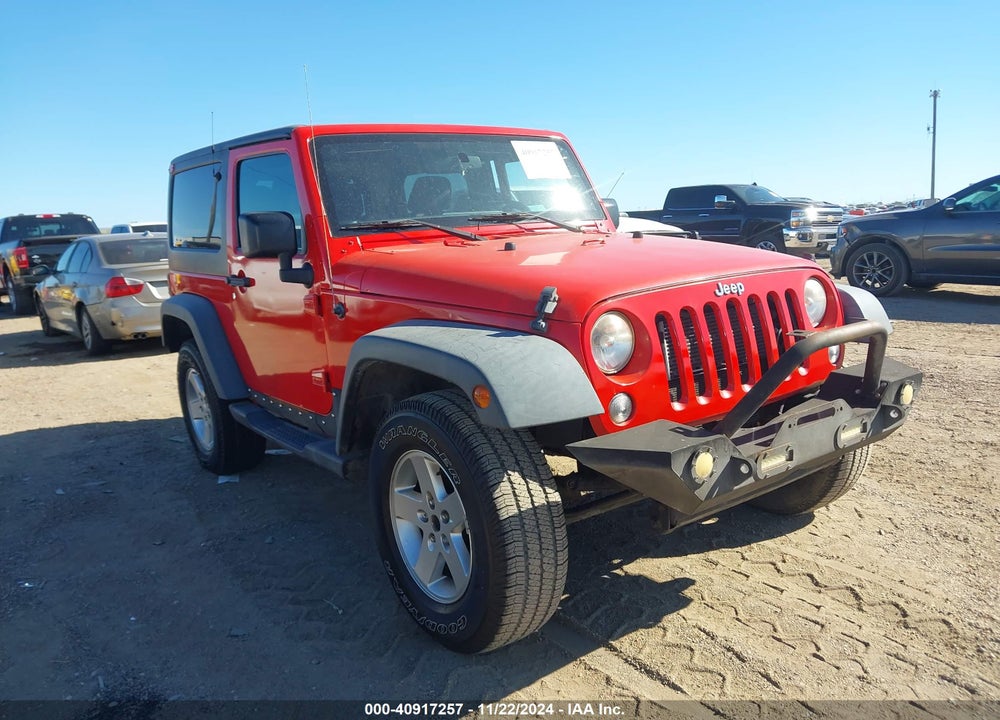 2015 JEEP WRANGLER SPORT VIN: 1C4AJWAG9FL741853