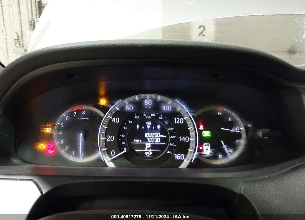 2013 HONDA ACCORD LX VIN: 1HGCR2F35DA265045