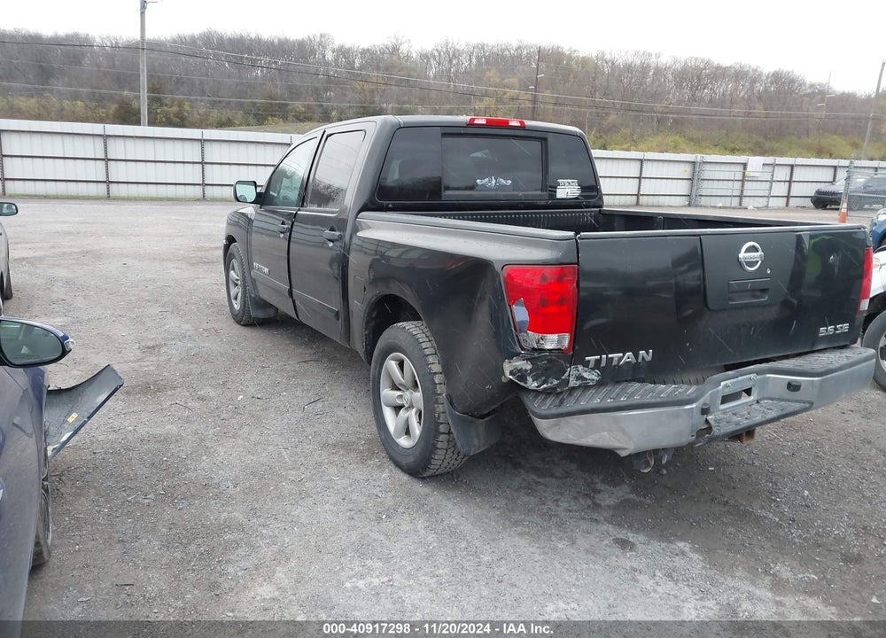 2009 NISSAN TITAN SE VIN: 1N6AA07D39N306598