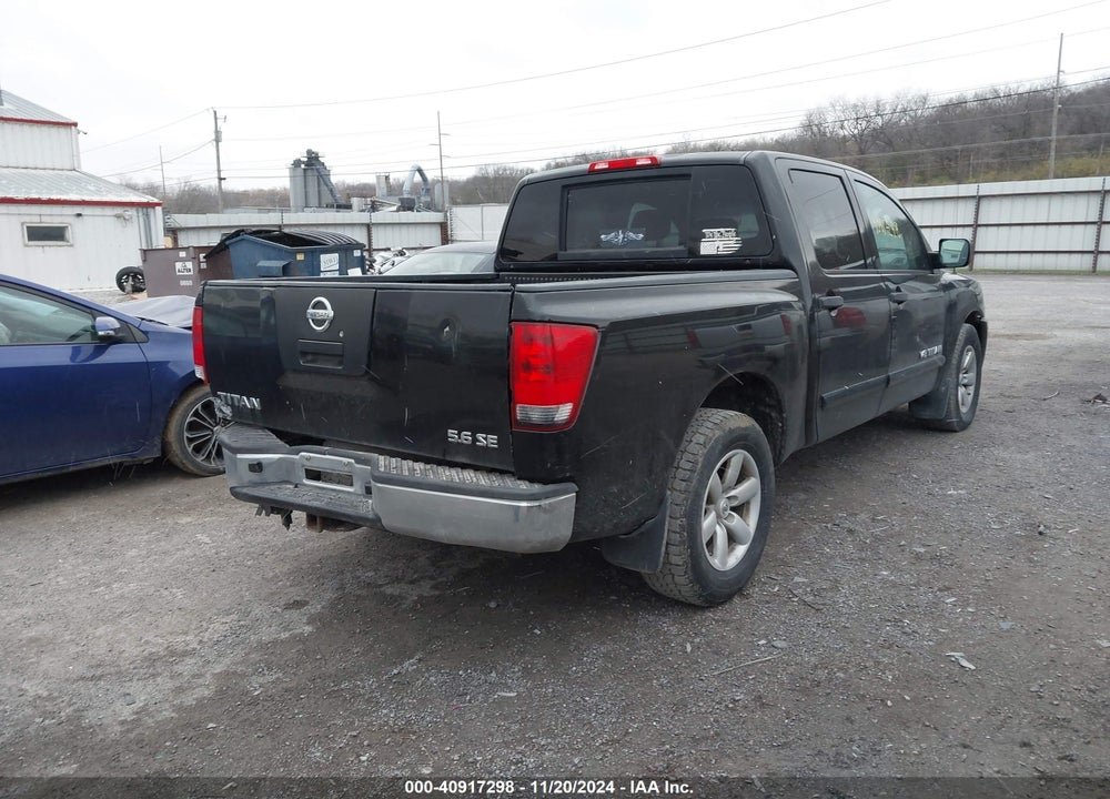 2009 NISSAN TITAN SE VIN: 1N6AA07D39N306598