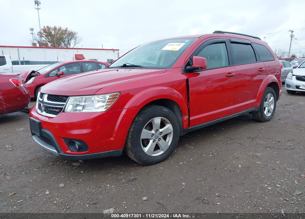 2012 DODGE JOURNEY SXT VIN: 3C4PDDBG5CT298363
