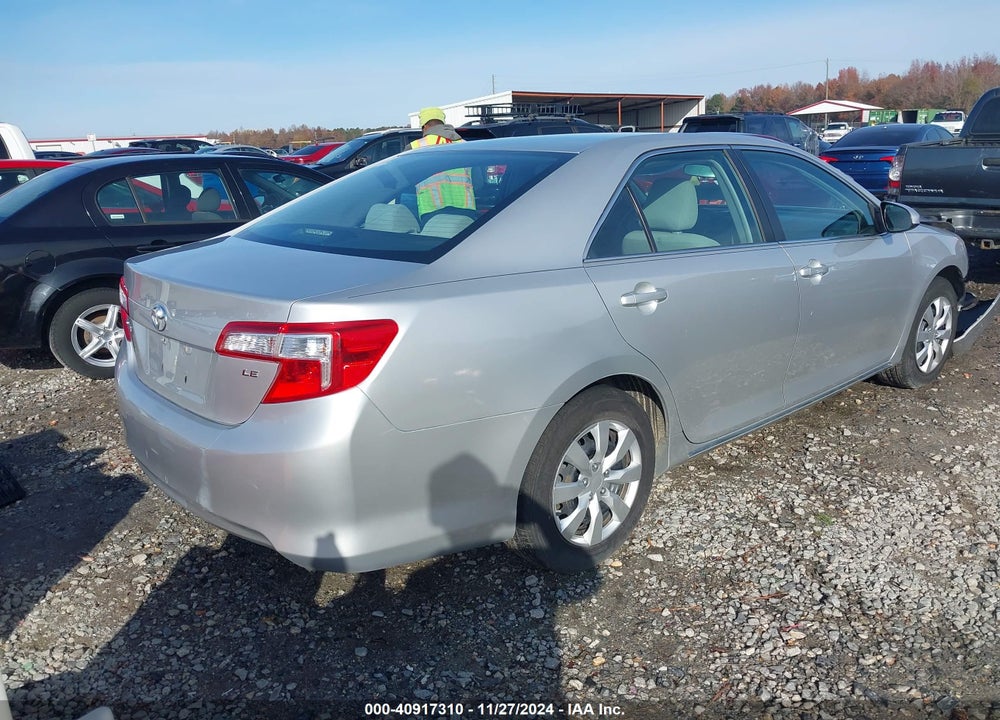 2012 TOYOTA CAMRY LE VIN: 4T4BF1FK6CR186728