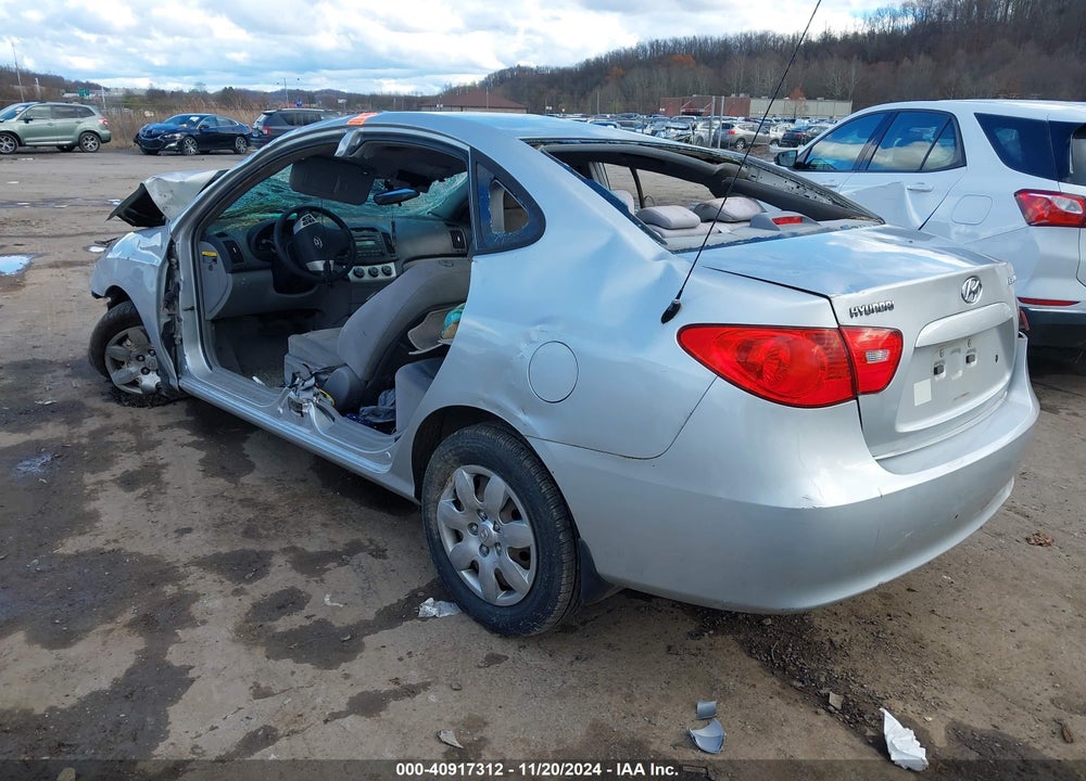 2007 HYUNDAI ELANTRA GLS/LIMITED/SE VIN: KMHDU46DX7U122354