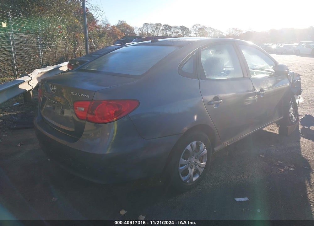 2009 HYUNDAI ELANTRA GLS VIN: KMHDU46D09U644218