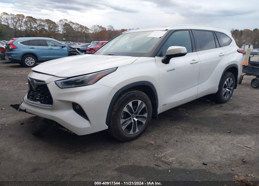 2021 TOYOTA HIGHLANDER HYBRID XLE VIN: 5TDGBRCH5MS528005