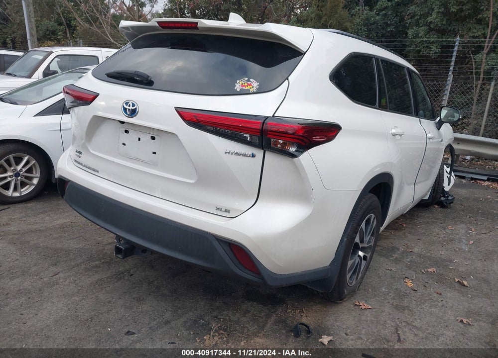 2021 TOYOTA HIGHLANDER HYBRID XLE VIN: 5TDGBRCH5MS528005