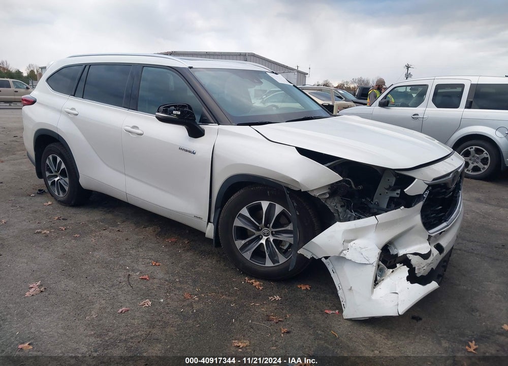 2021 TOYOTA HIGHLANDER HYBRID XLE VIN: 5TDGBRCH5MS528005