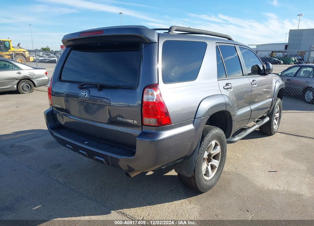 2007 TOYOTA 4RUNNER SPORT V6 VIN: JTEZU14R878087017