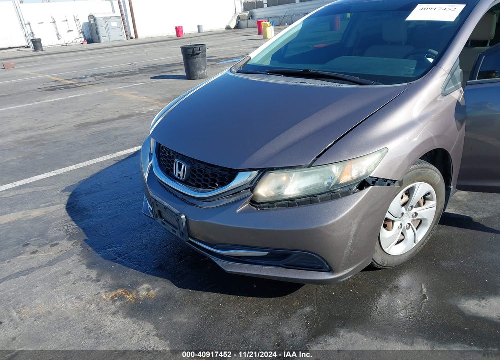 2014 HONDA CIVIC LX VIN: 19XFB2F5XEE213149