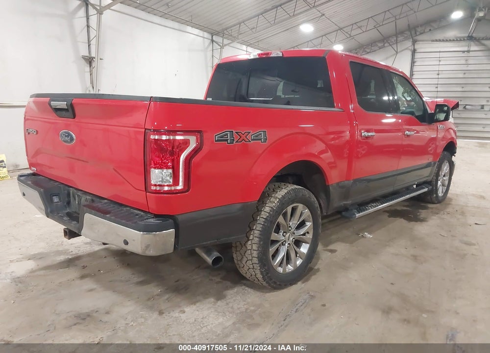 2017 FORD F-150 XLT VIN: 1FTEW1EP1HKD15678