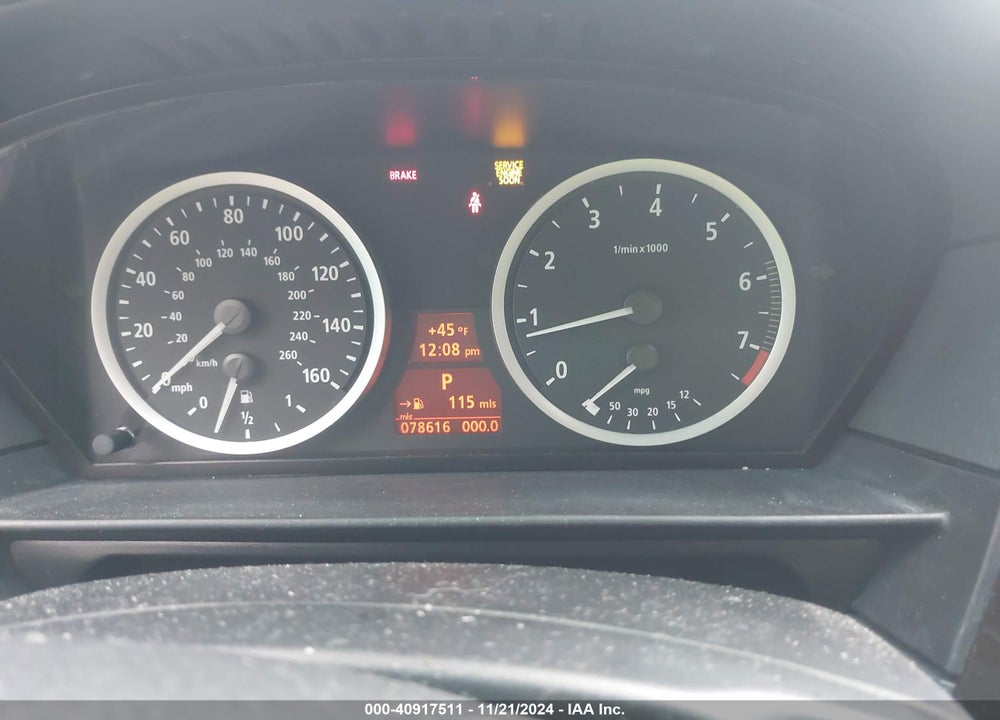 2006 BMW 525I VIN: WBANE53546CK88976