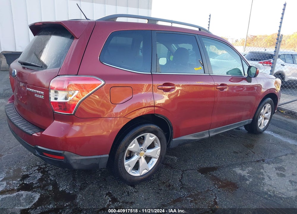 2015 SUBARU FORESTER 2.5I LIMITED VIN: JF2SJAHC9FH527282