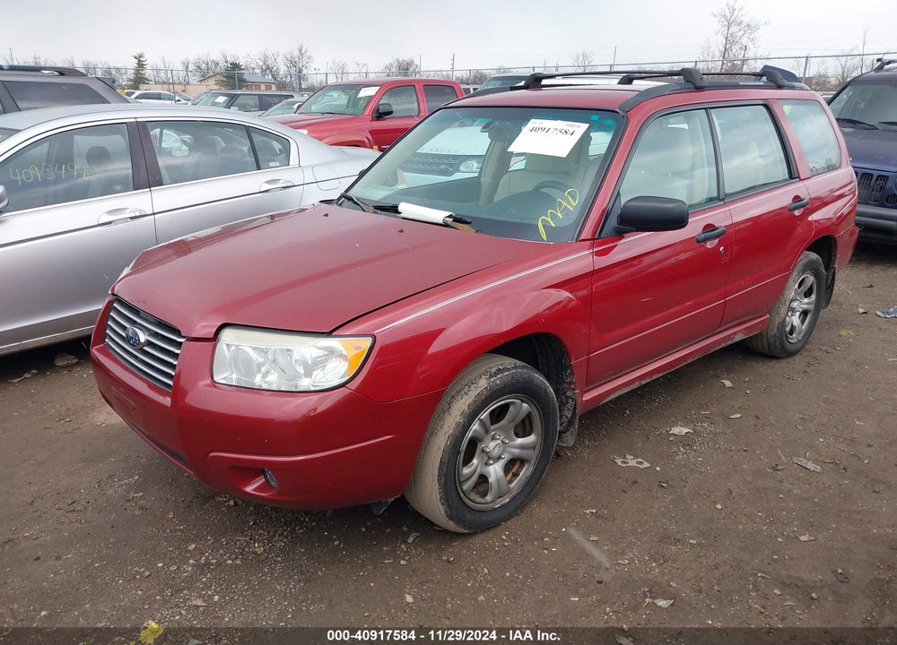 2006 SUBARU FORESTER 2.5X VIN: JF1SG63606H736525