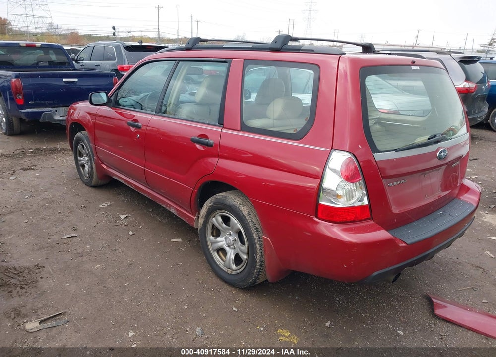 2006 SUBARU FORESTER 2.5X VIN: JF1SG63606H736525