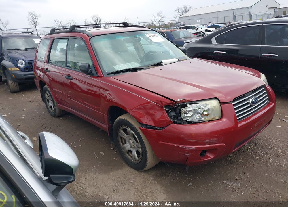 2006 SUBARU FORESTER 2.5X VIN: JF1SG63606H736525