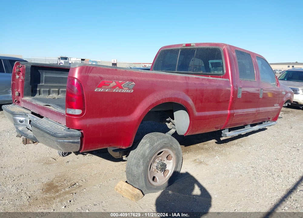 2003 FORD F-350 LARIAT/XL/XLT VIN: 1FTSW31F63EA74736