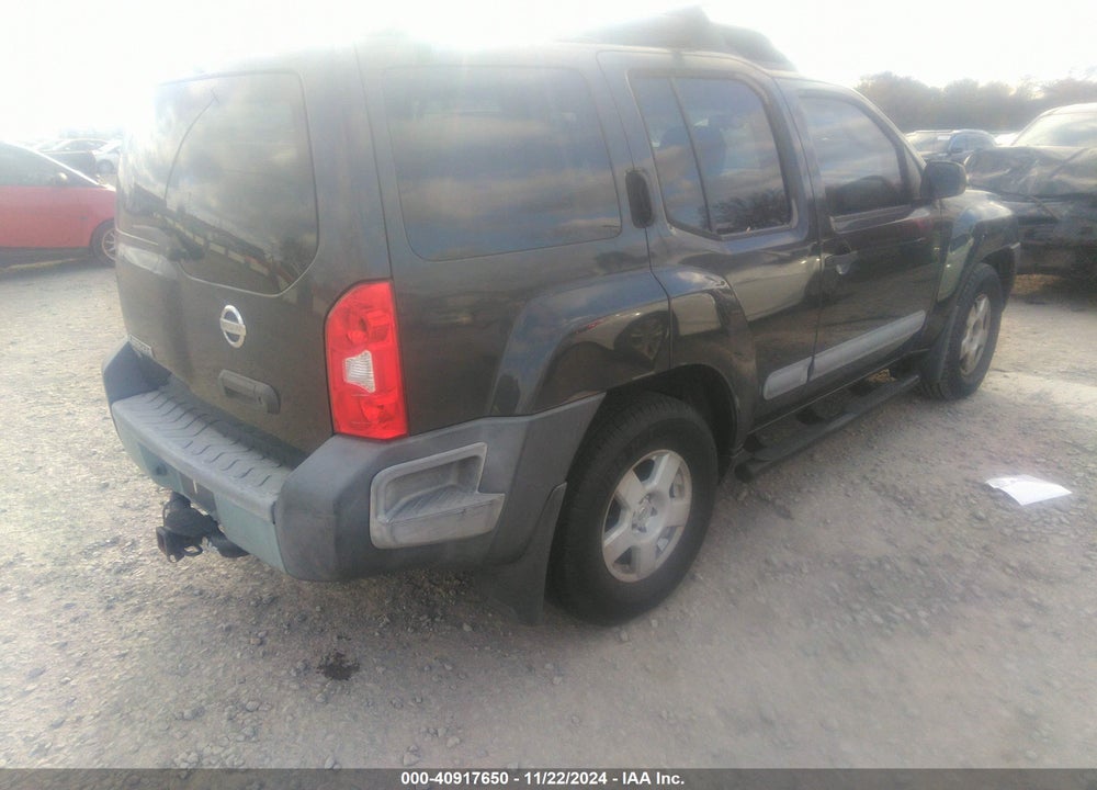 2005 NISSAN XTERRA S VIN: 5N1AN08U65C615778