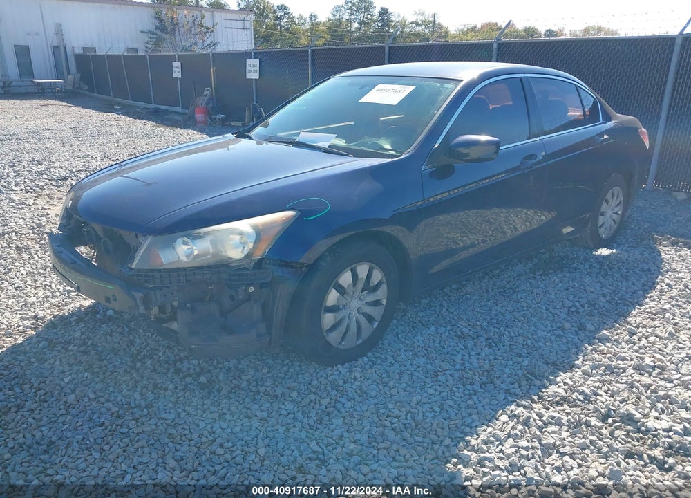 2010 HONDA ACCORD 2.4 LX VIN: 1HGCP2F36AA063008