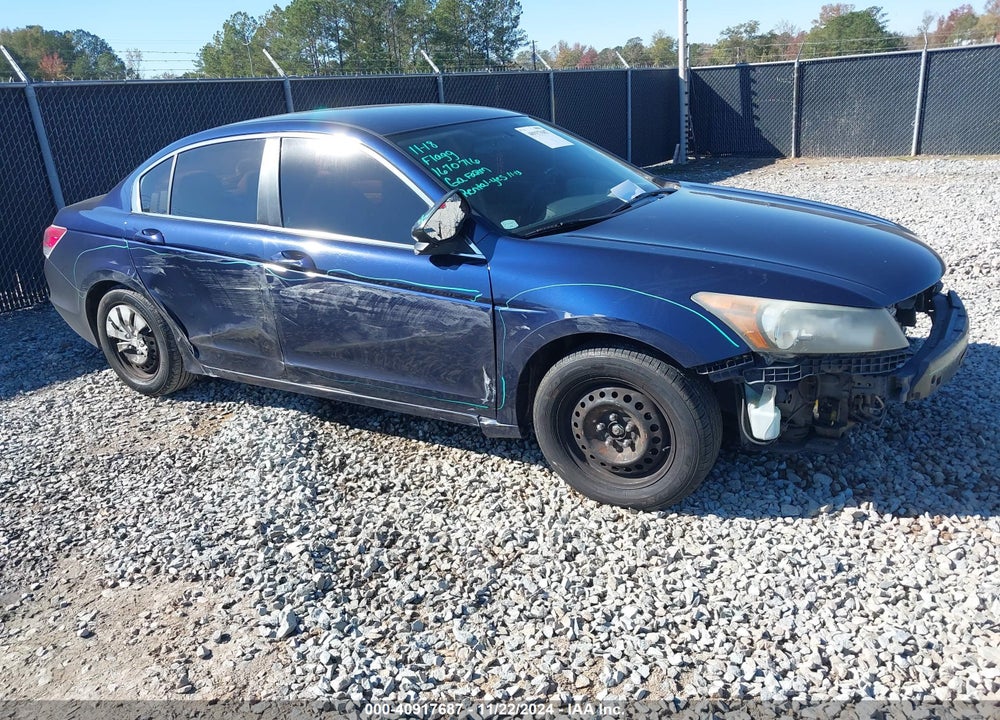 2010 HONDA ACCORD 2.4 LX VIN: 1HGCP2F36AA063008