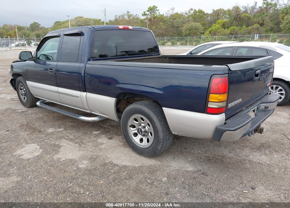 2005 GMC SIERRA 1500 SLE VIN: 1GTEC19TX5Z174807