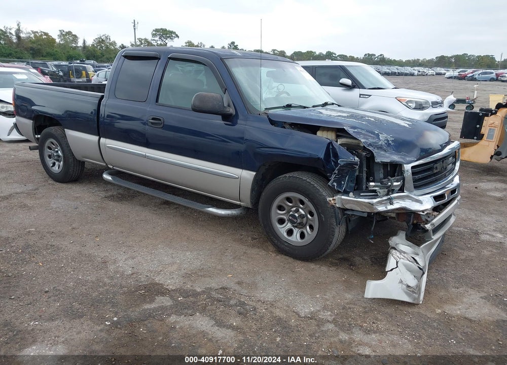 2005 GMC SIERRA 1500 SLE VIN: 1GTEC19TX5Z174807