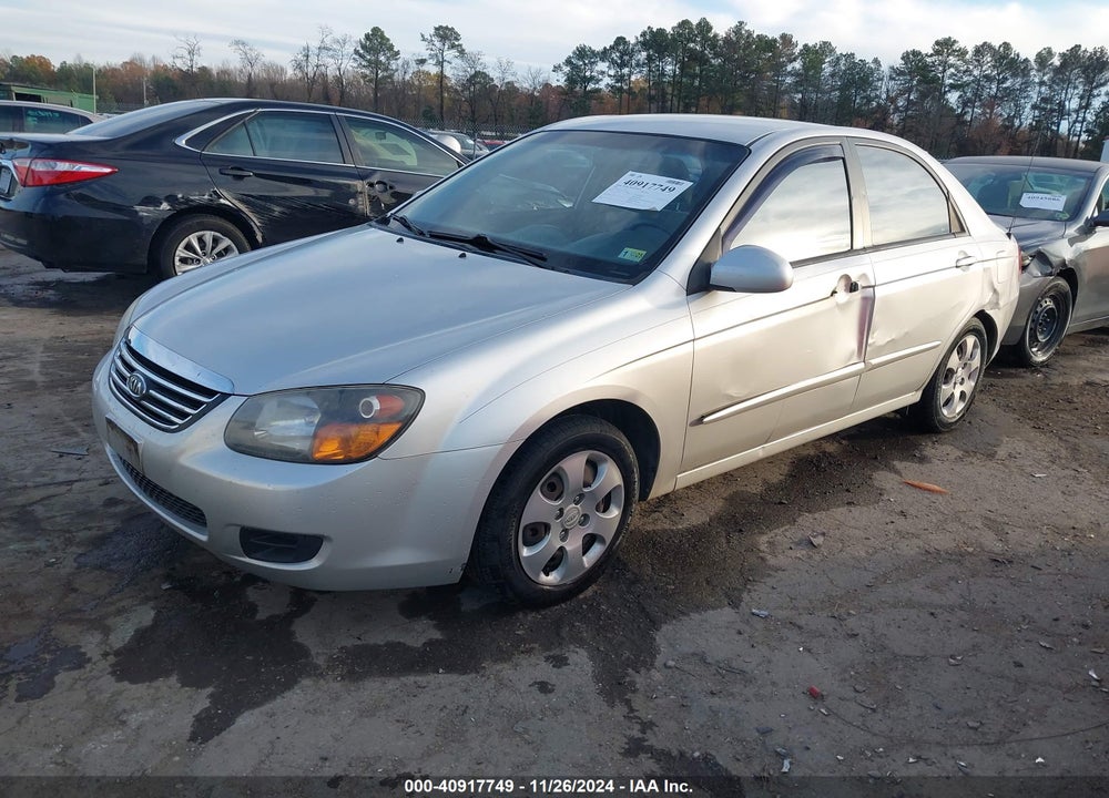 2009 KIA SPECTRA EX VIN: KNAFE221495655904