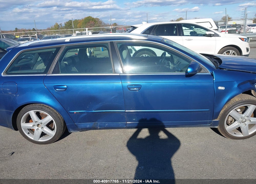 2008 AUDI A4 3.2 VIN: WAUKH78E68A127042