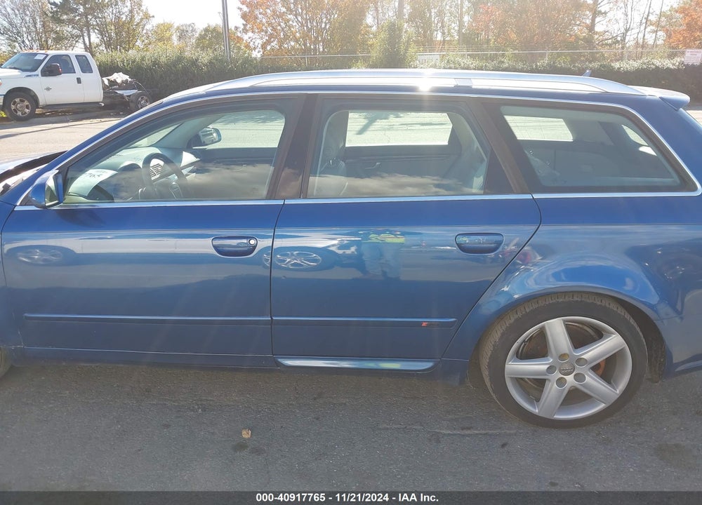 2008 AUDI A4 3.2 VIN: WAUKH78E68A127042