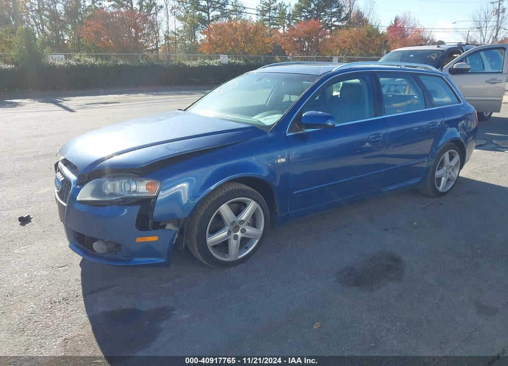 2008 AUDI A4 3.2 VIN: WAUKH78E68A127042