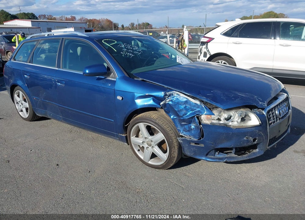 2008 AUDI A4 3.2 VIN: WAUKH78E68A127042