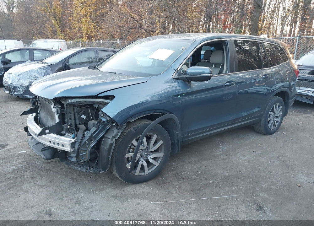 2021 HONDA PILOT AWD EX VIN: 5FNYF6H33MB048165