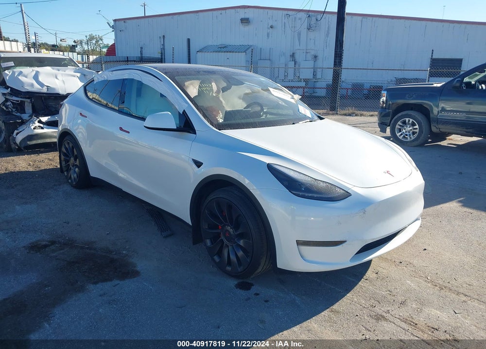 2024 TESLA MODEL Y PERFORMANCE DUAL MOTOR ALL-WHEEL DRIVE VIN: 7SAYGDEF7RA335483
