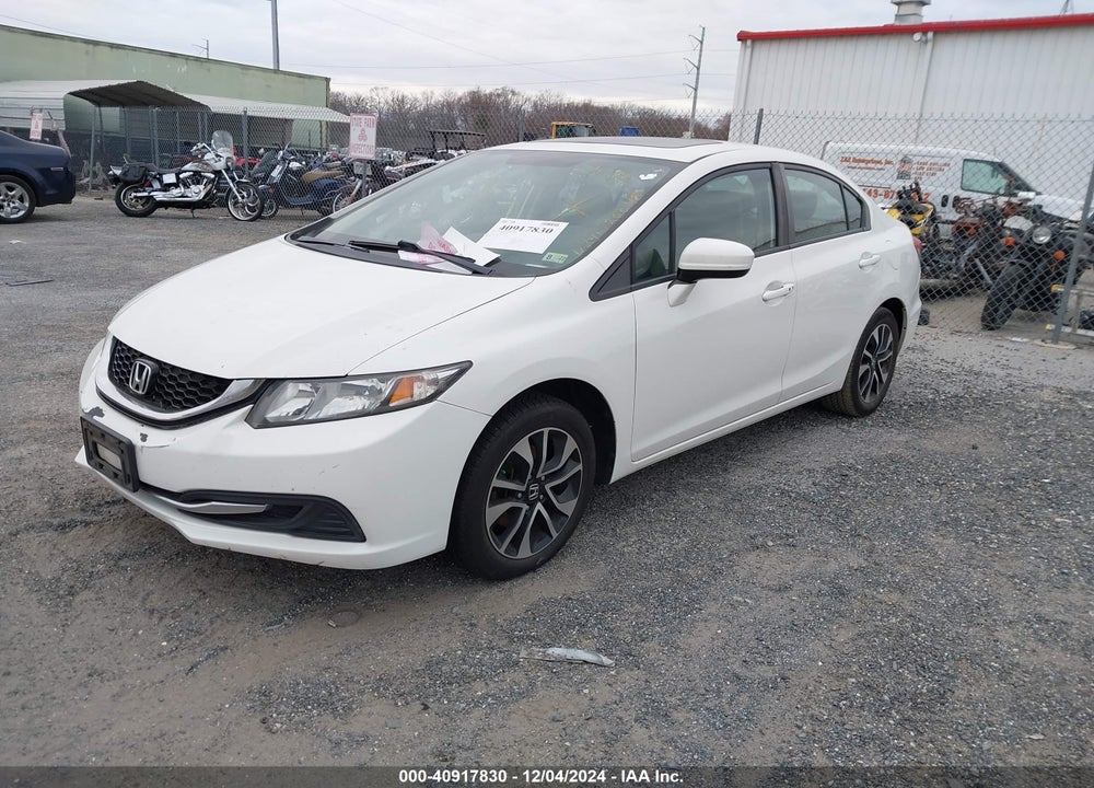 2014 HONDA CIVIC EX VIN: 2HGFB2F8XEH551523