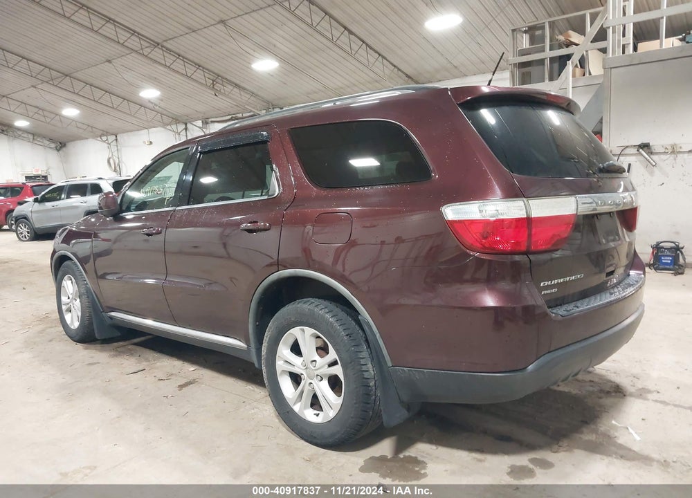 2012 DODGE DURANGO SXT VIN: 1C4RDJAG6CC147004