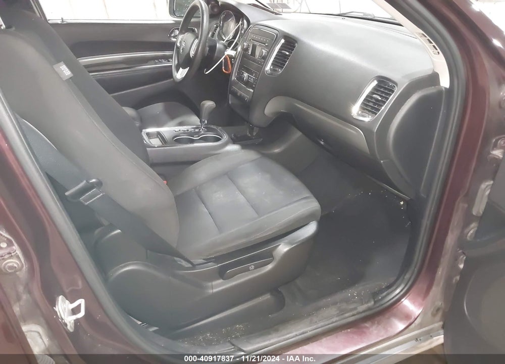 2012 DODGE DURANGO SXT VIN: 1C4RDJAG6CC147004
