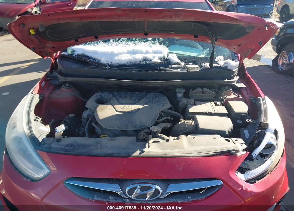 2014 HYUNDAI ACCENT GLS VIN: KMHCU4AE7EU741180
